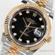 EW Factory Best Replica Rolex 18K gold Datejust 41 Black with Diamonds Jubilee Strap (4)_th.jpg